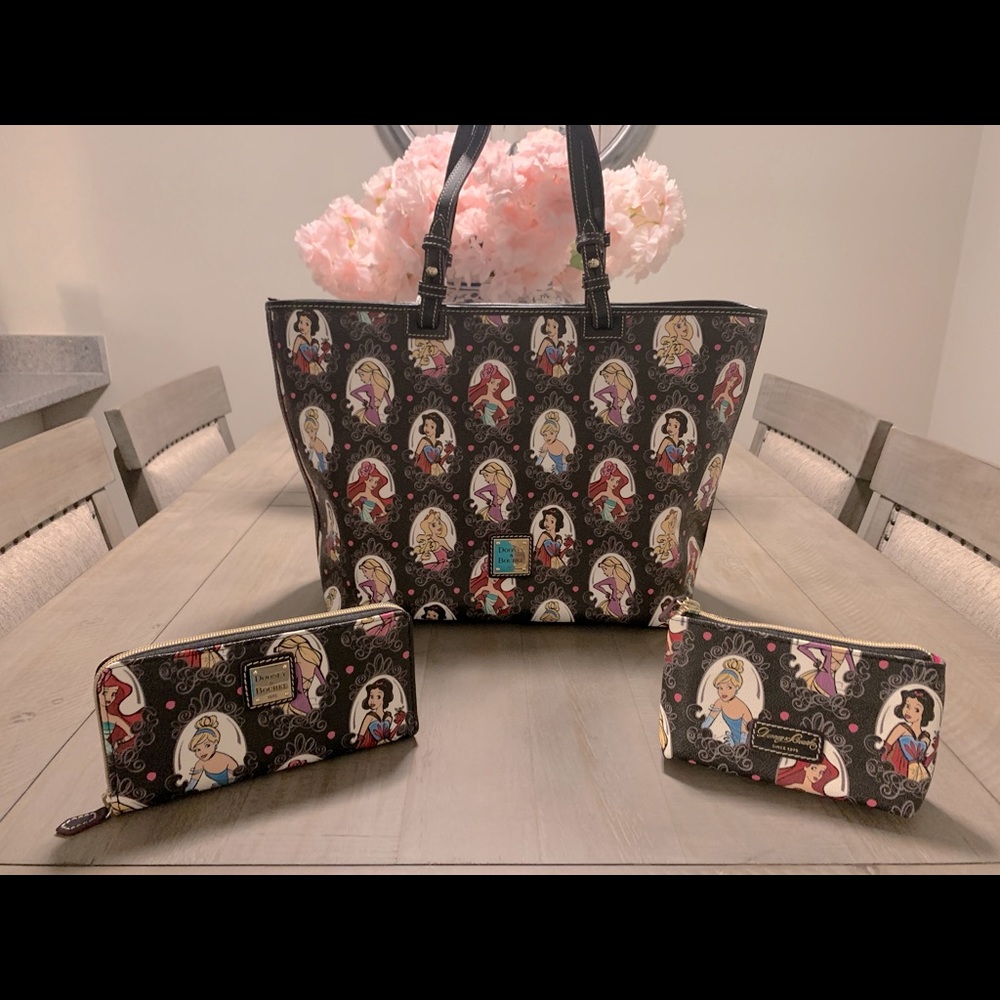 Dooney & Bourke Dsney Princess tote set.
